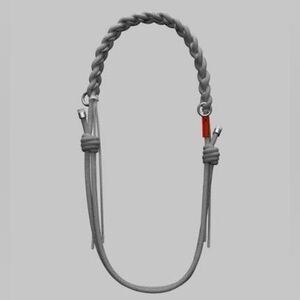 Topologie 8.0mm Braided O-Rope Silver